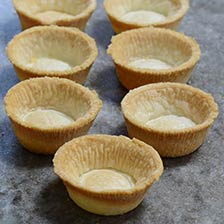 Pastry Shell - Unsweetened, 1 Inch, Raw, Frozen