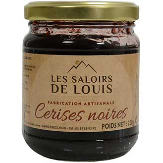 Confiture de Cerise Noire - Basque Black Cherry Jam