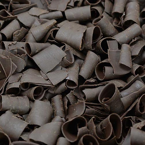 Medium Chocolate Shavings / Curls Dark Photo [1]